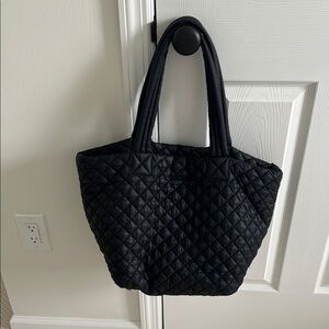 MZ Wallace Black Quilted Tote Bag